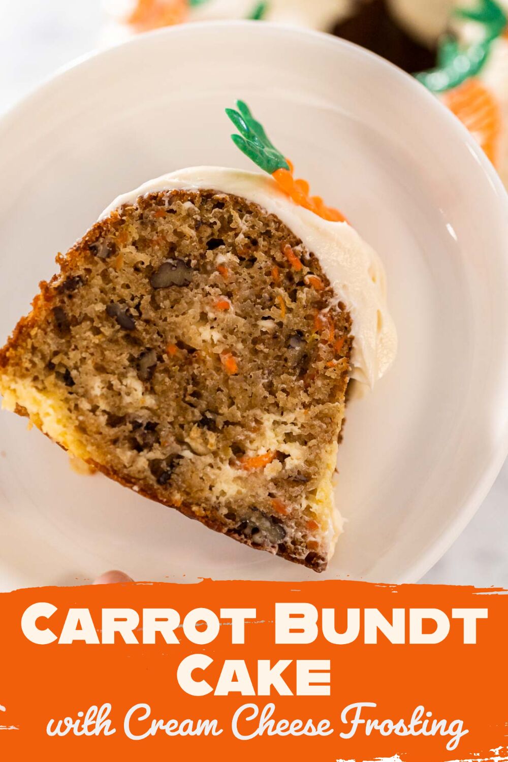 Carrot Bundt Cake with Cream Cheese Frosting