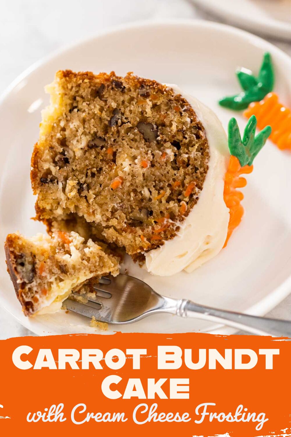 Carrot Bundt Cake with Cream Cheese Frosting